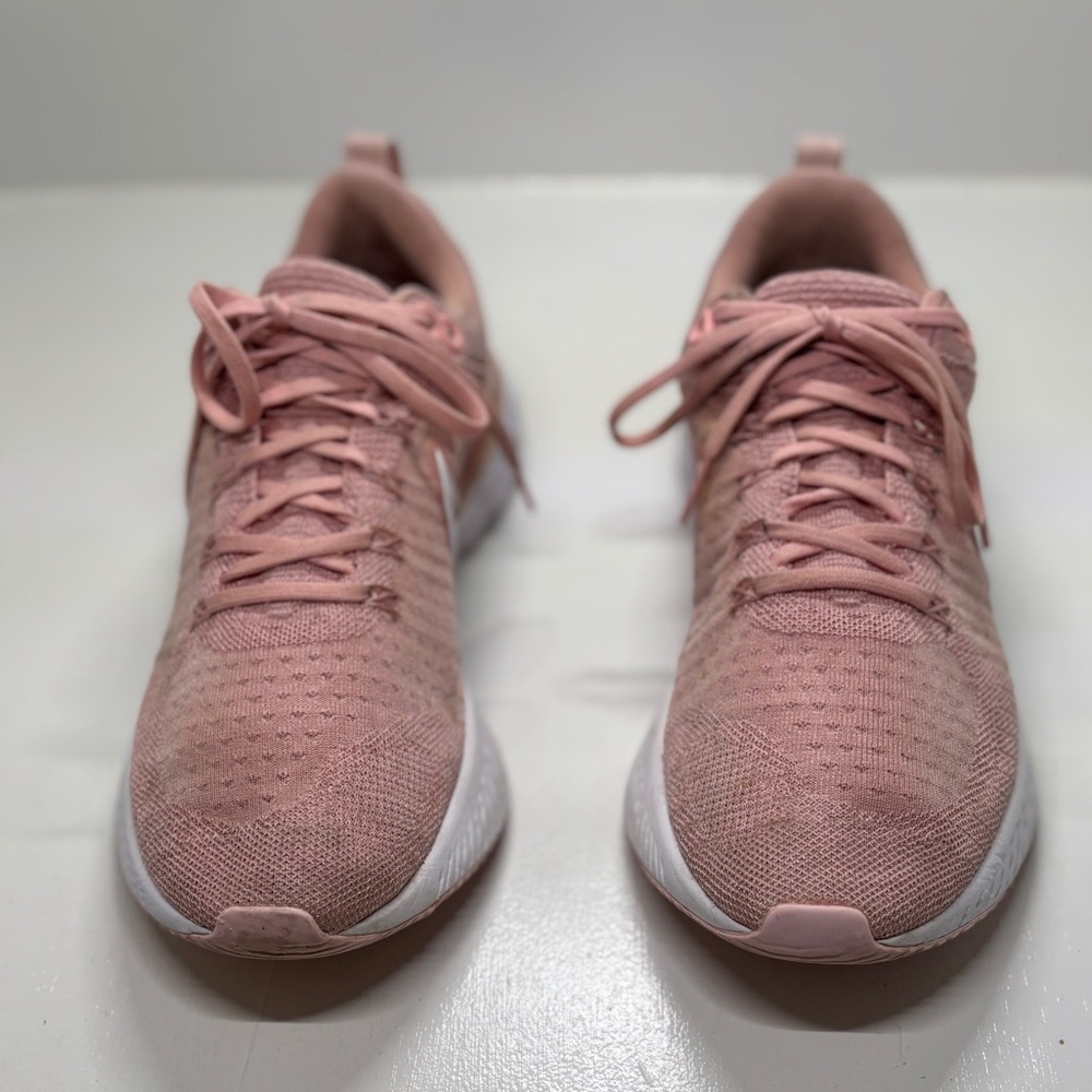 Nike React Infinity Flyknit Women’s 10.5 Blush Pink Running Shoes CT2423-600 - Picture 4 of 12